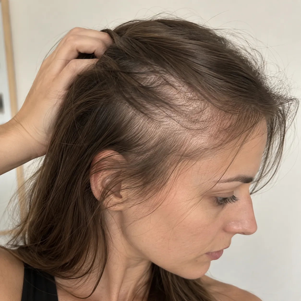 Scalp mai vizibil